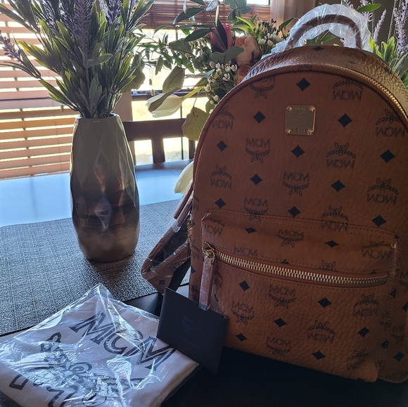 Mcm stark Side Studs Backpack